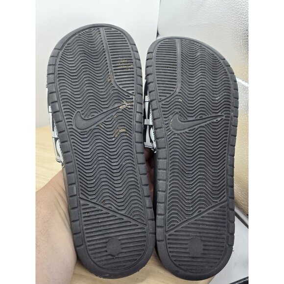 Mens Size 10US Nike Black Slide Benassi JDI Just Do It Logo Slippers Flip Flops - Picture 7 of 8